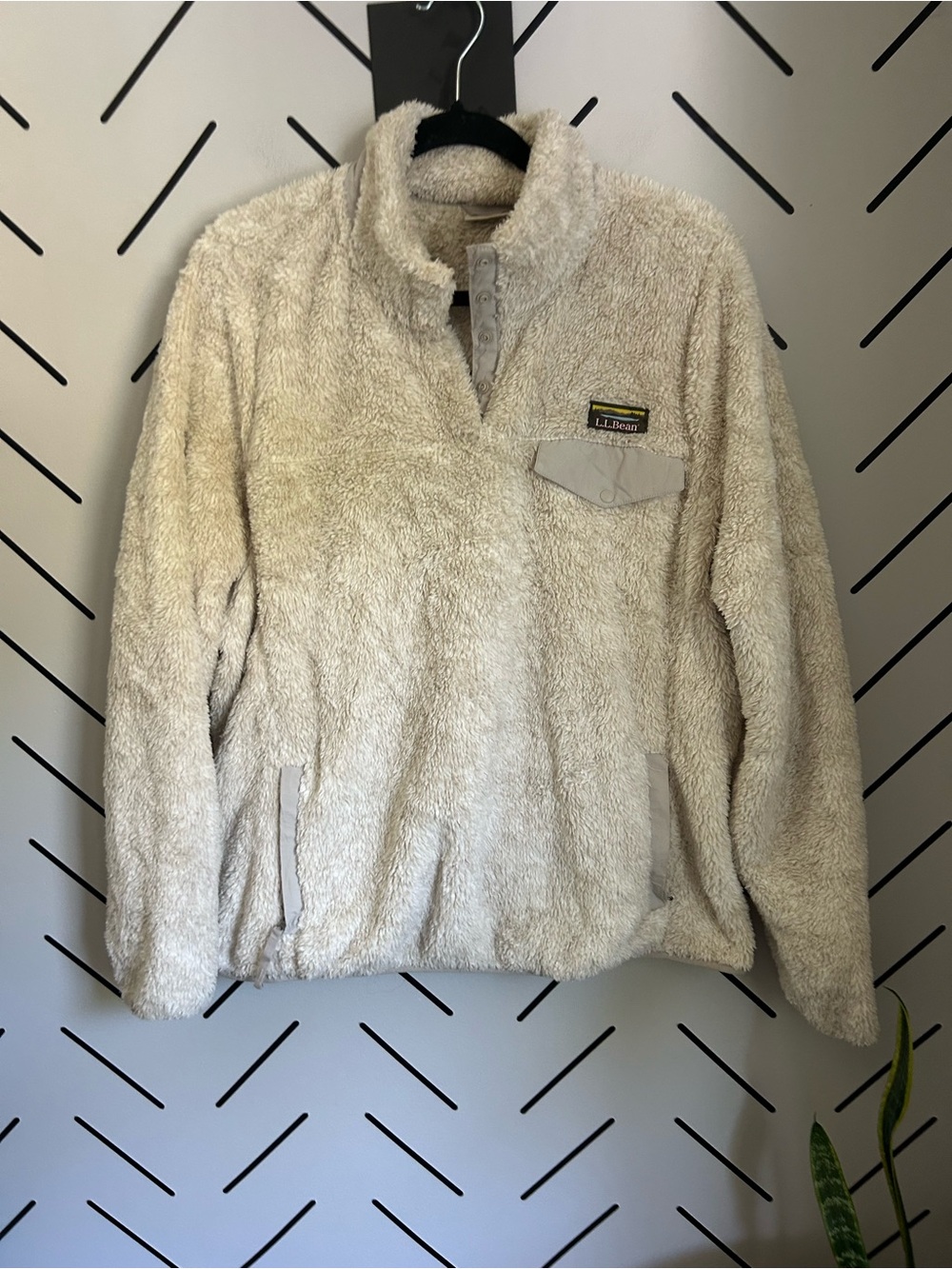 soft L.L.Bean Hi-Pile Fleece Pullover